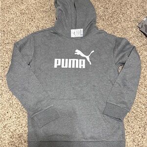 New Puma Kids Gray Hoodie size XL 18/20